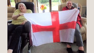 Football fever at Harefield care home